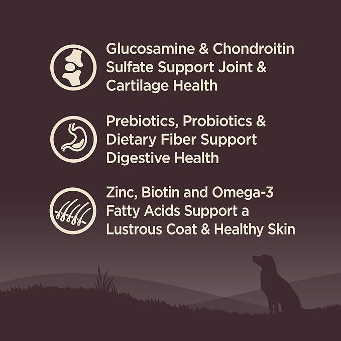 Wellness CORE Dry Dog Food, Large Breed, Grain-Free, High Protein, Natural, Original Chicken & Turkey Recipe, (26-Pound Bag)