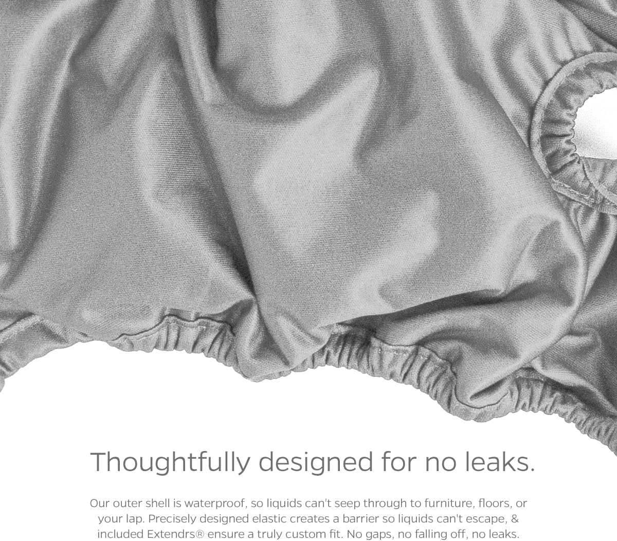 Pet Parents® Washable Dog Diapers (3pack) + Extendrs® of Durable Doggie Diapers, Premium Dog Diapers Female (Large, Natural)