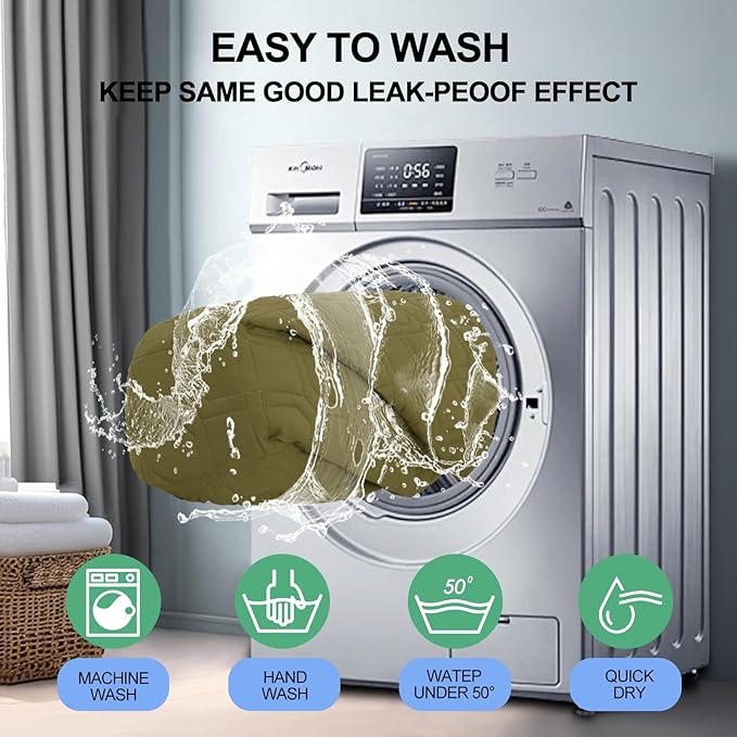 Smiry Waterproof Dog Blanket, 82x120 Inch Soft Pet Bed Cover Reversible, Washable Sofa Couch Furniture Protector for Small Medium Large Dog Puppy Cat, Green/Navy