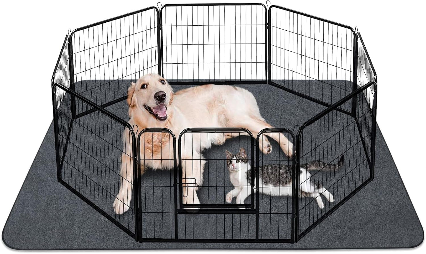 INVENHO Washable Pee Pads for Dogs 65"x48" Reusable Dog Pads Large Upgrade Non-Slip Dog Pee Pads Heavy Absorbency Puppy Pee Pads Quick Dry Whelping Pads/Waterproof Puppy Training Pad