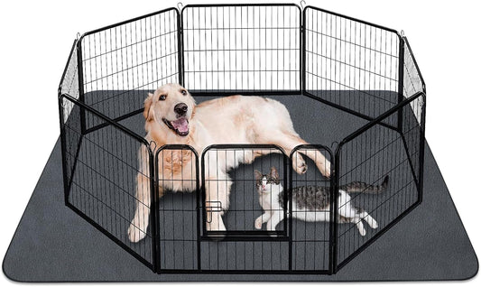 INVENHO Washable Pee Pads for Dogs 65"x48" Reusable Dog Pads Large Upgrade Non-Slip Dog Pee Pads Heavy Absorbency Puppy Pee Pads Quick Dry Whelping Pads/Waterproof Puppy Training Pad