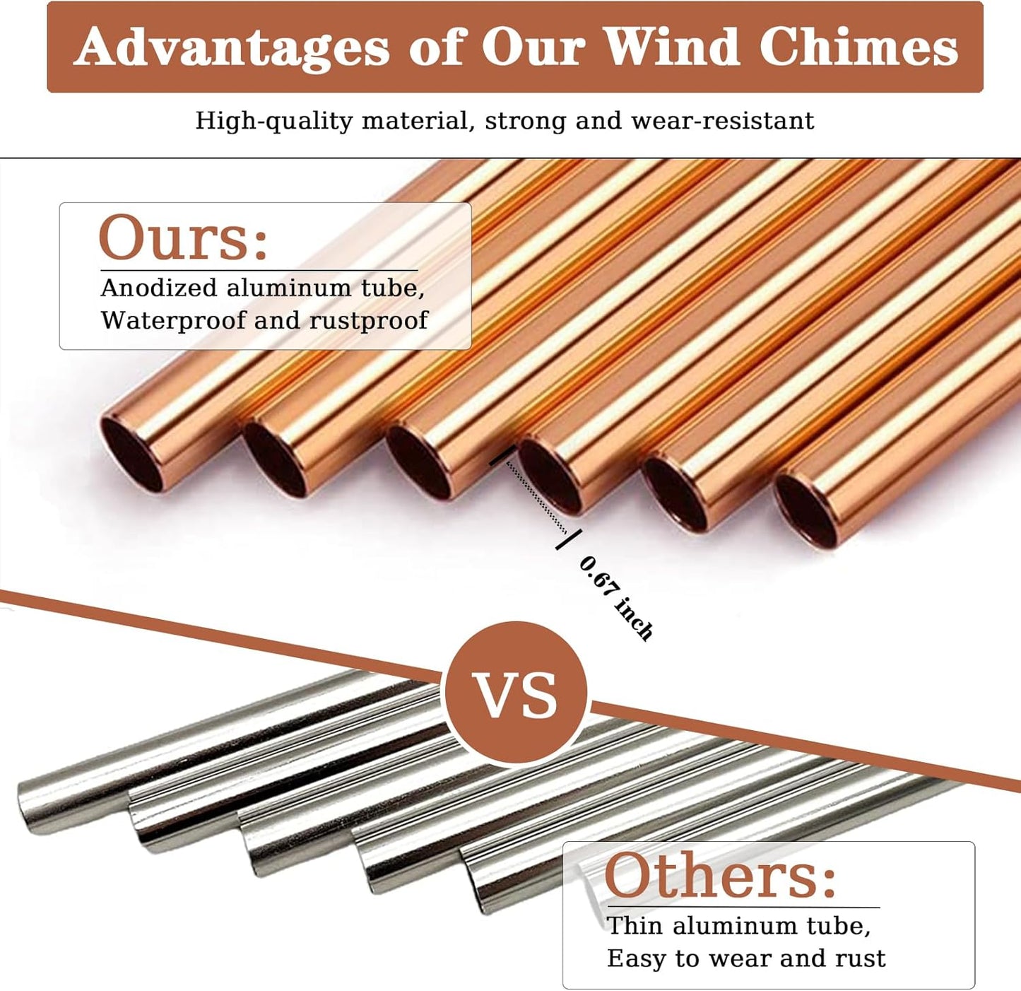 Pet Memorial Wind Chime, 28" Golden Tombstone Dog Sympathy Windchime, Pet Memorial Gifts for Loss of Dog, Pet Loss Gifts, Dog Remembrance Passing Away Gift