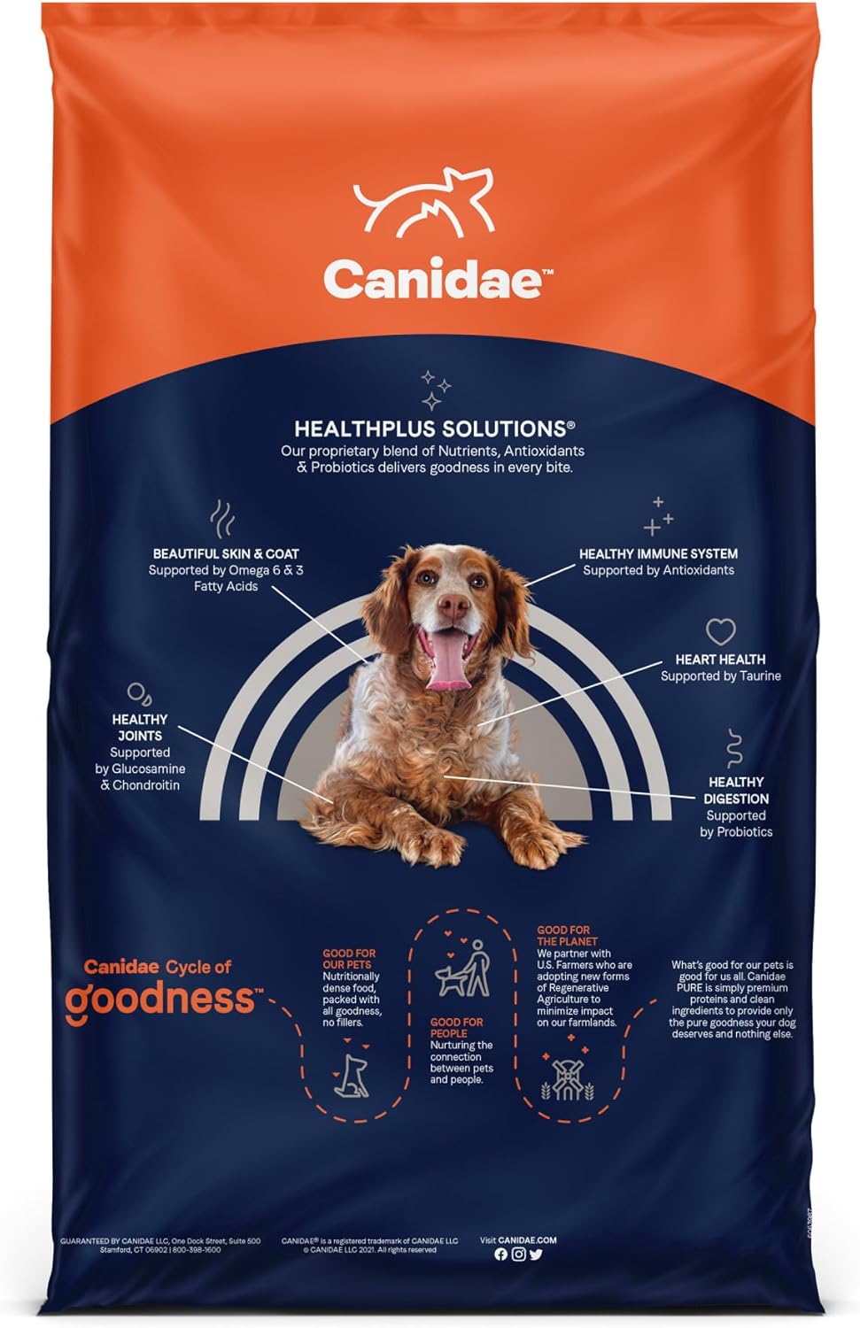 Canidae Pure Limited Ingredient Premium Dry Dog Food for Seniors, Real Chicken, Sweet Potato & Garbanzo Bean Recipe, 12 lbs, Grain Free