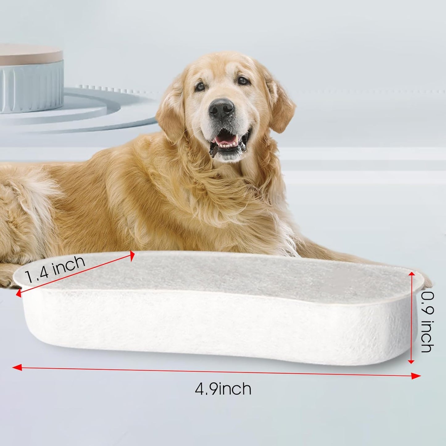 Dog Fountains by WOPET, 4 Pcs Pet Water Fountain Filters for W600 Dog Fountain, Large Water Fountain Filter Replacement