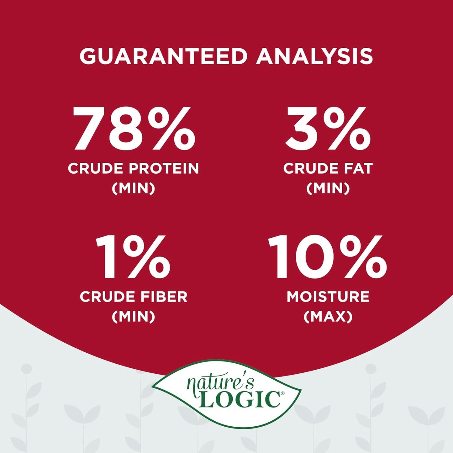 Nature's Logic Beef Lung treat Bites, 1lb, 1 Pack