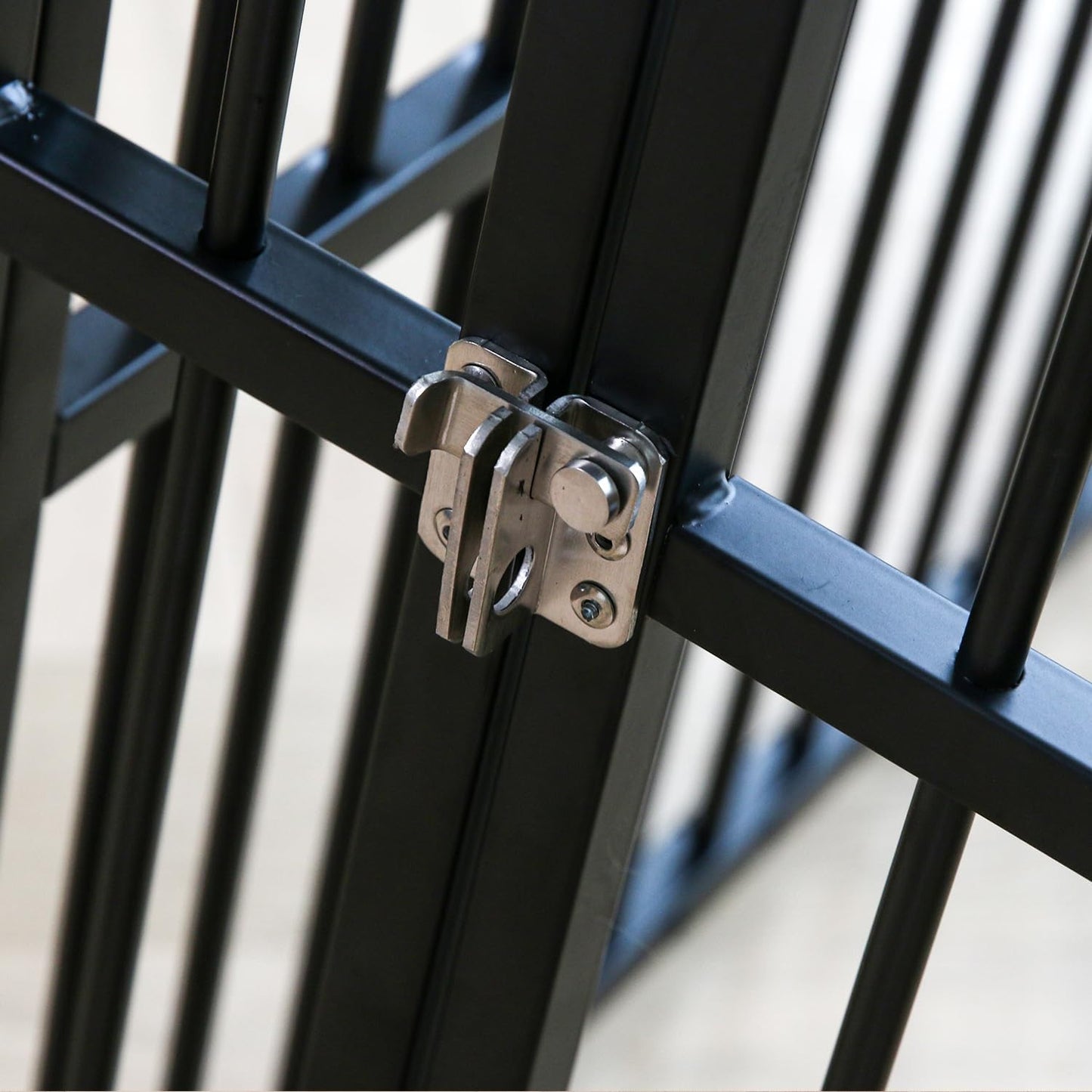 Dog Playpen - 32" Height Dog Pen, Heavy Duty Puppy Pen with Door, Safe & Sturdy, Easy Assemble for Indoor/Outdoor Pet Playpen