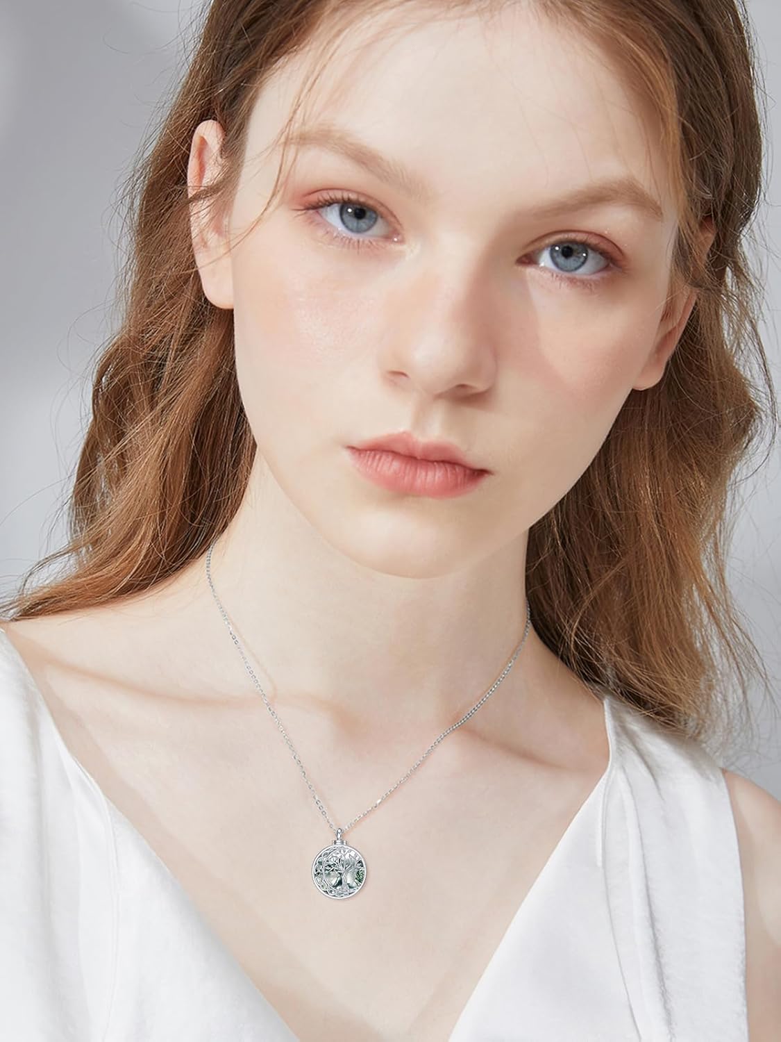 WINNICACA Urn Necklace for Ashes Sterling Silver Abalone Shell Cremation Jewelry for Ashes Jewelry Gifts for Nature Lovers Keepsake Memorial Jewelry for Women