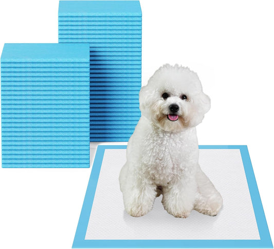 JollyMate Dog Pee Pads Extra Large 36"x36", X-Large Puppy Training Pads with Adhesive Tabs, 6 Layers Thick, Super Absorbent, Leak-Proof, Quick-Dry, Potty Pads for Dogs and Puppies (100, 22*22IN)