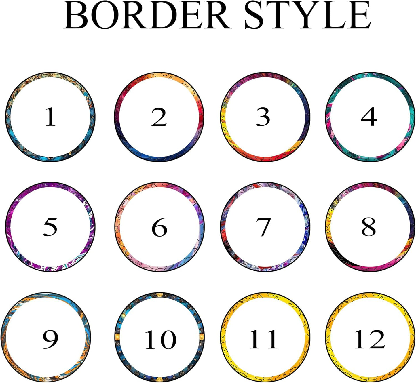 Lovely POD Personalized Cat Stained Glass Suncatcher, Memorial Keepsake Remembrance Gift for Fur Lovers, Custom Name Pet Photo Ornament Window Hanging, Home Decor, Sympathy Gift for Loss of Cat