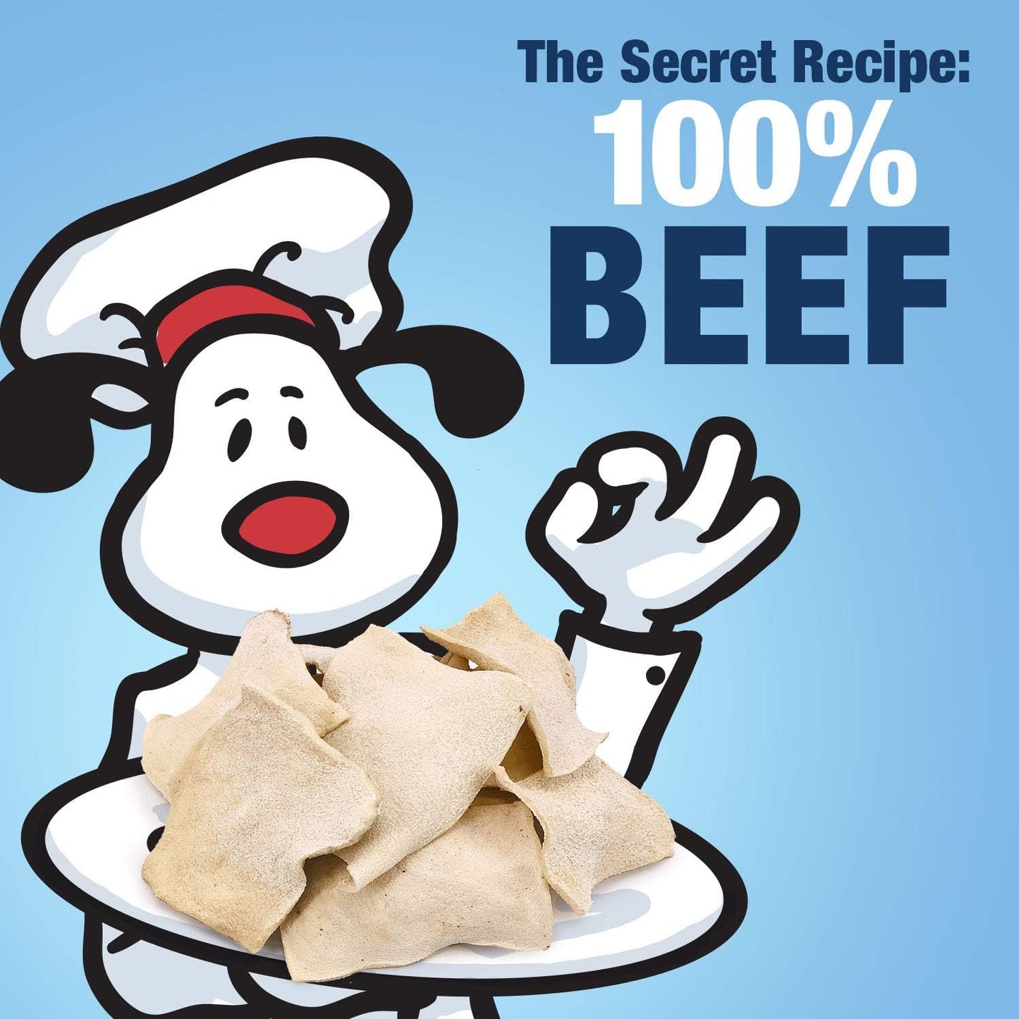 ValueBull USA Rawhide Chips, Natural Beef Flavor, 400 Count Wholesale Pack - Natural & Safe, USA Beef Hide, Long Lasting, Chemical Free, No Artificial Flavors