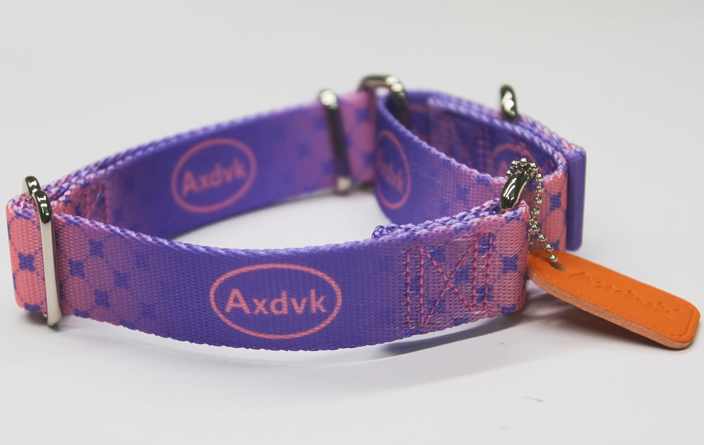 Martingale Dog Collar Colorful Gradient Fashionable - Anti-Escape Soft Durable Pets Collar for Walking Training Outdoor Daily Use -Medium, Lilac Mist