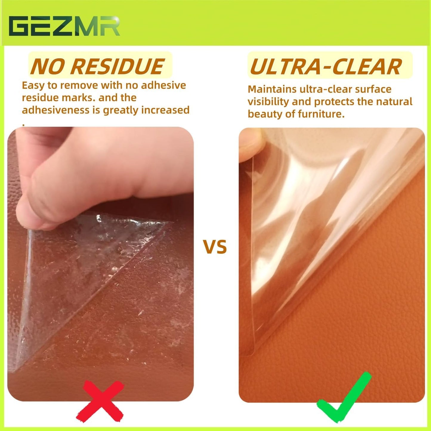 Cat Scratch Protector for Fabric Furniture-14-Pack, Heavy-Duty, No-Residue, Single-Sided Self-Adhesive Tape, Anti-Scratch Guard Shield for Sofa Corners/Couch+70 Pins