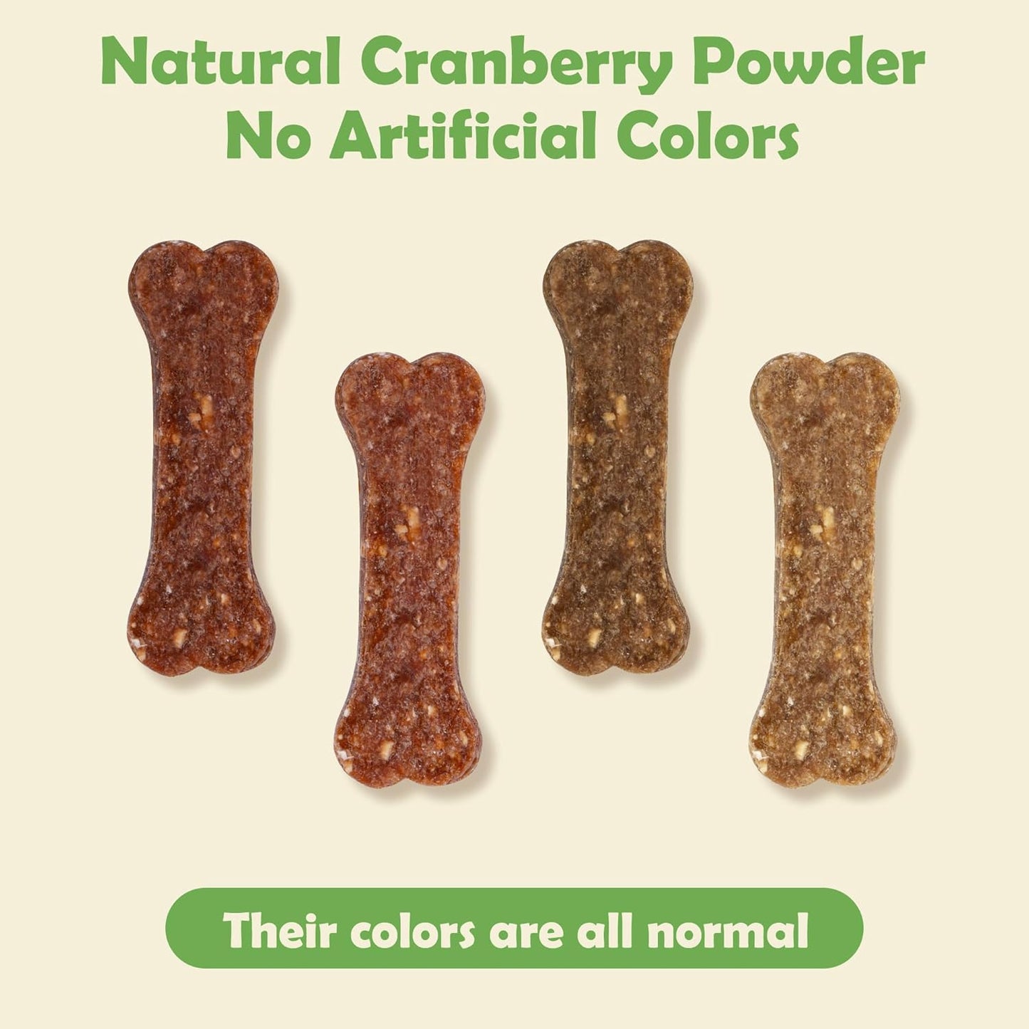 MON2SUN Dog Treats 2 Inch Chicken & Oat Treats with Cranberry Powder, Crunchy Biscuits for Small Dogs, Training Rewards, 21.16 oz (70 Count)