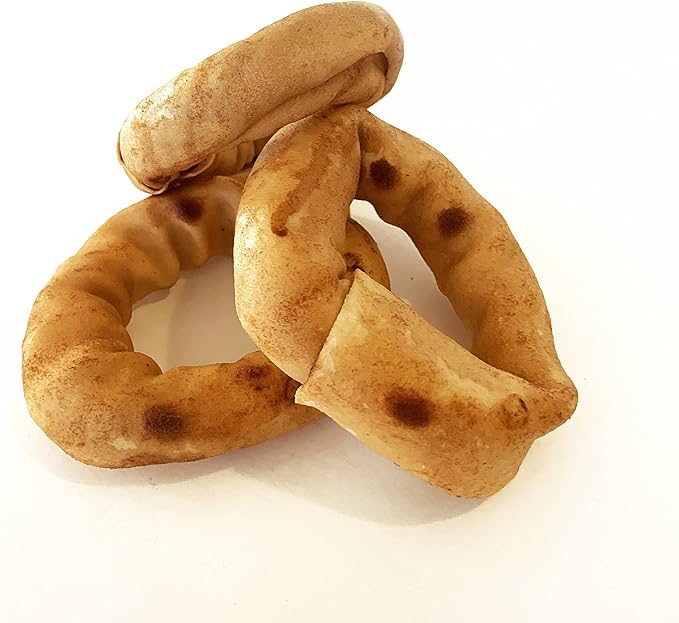 Pet Factory American Beefhide 3" Donuts Dog Chew Treats - Chicken Flavor, 8 Count/1 Pack