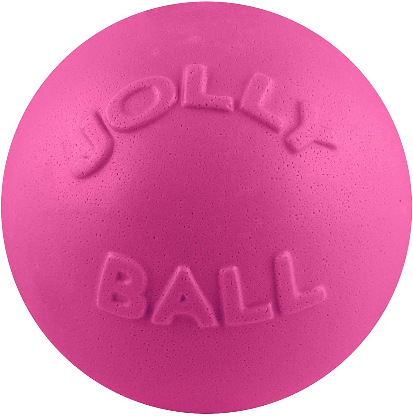 Jolly Pets Bounce-n-Play Dog Toy Ball, 6 Inches, Pink, 6 Inches/Medium (2506 PK)
