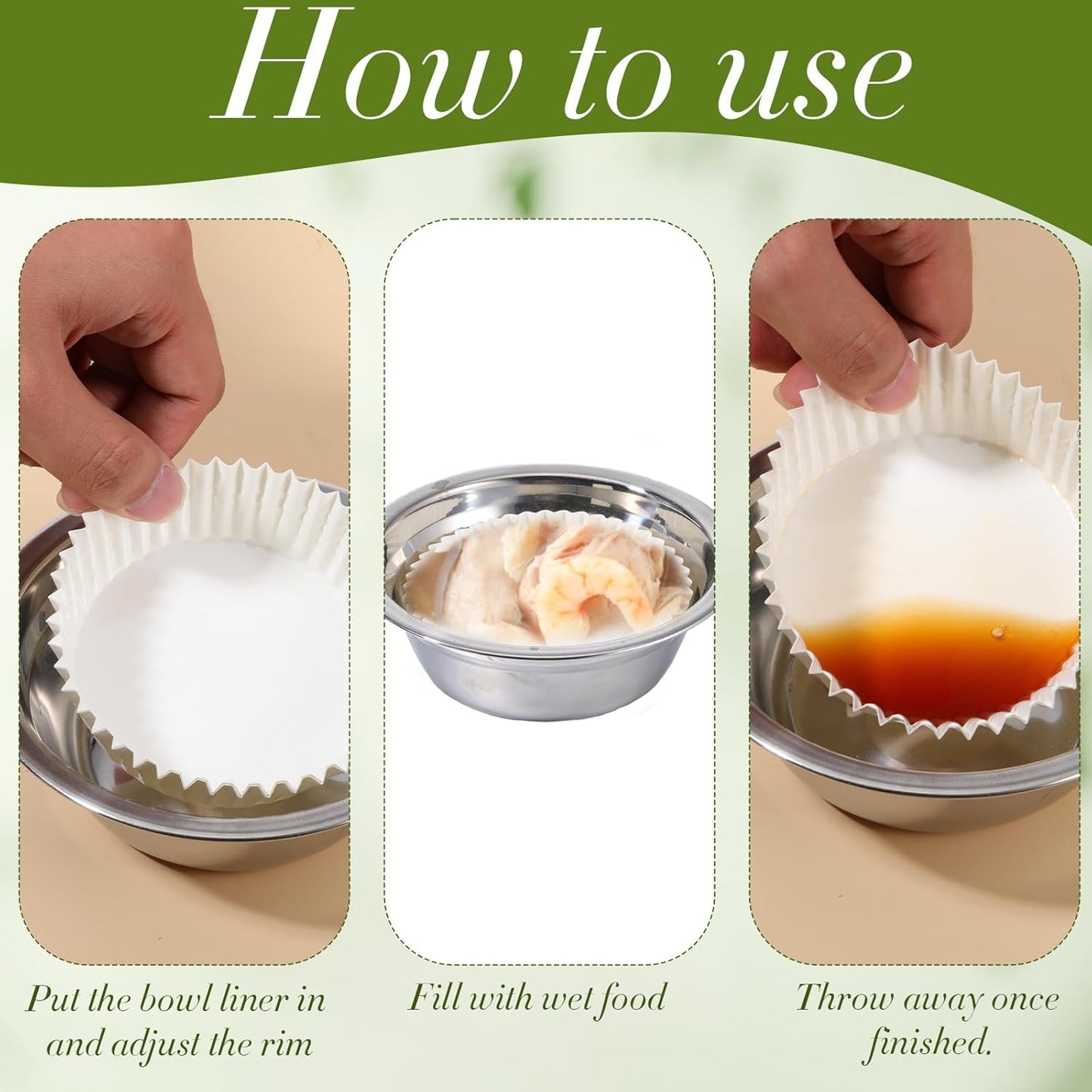 600 Pcs Large Pet Disposable Feeding Bowls Liner, 4 x 1.2 Inch Bulk Cat Food Bowls Pets Feeding Bowl Small Paper Dish Liner for Small Dogs Cats, Paper Bowl for Cat Dishes, Wet Food