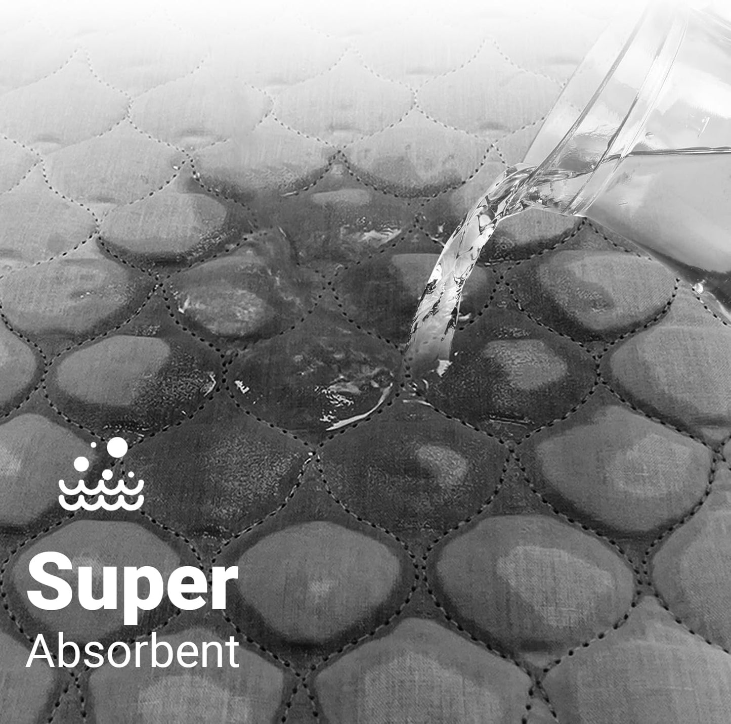 Conkote Reusable Pee Pads for Dogs Extra Large 48" x 60", Heavy Absorbency Washable Pee Pads, Waterproof & Leak-Proof Dog Training Pads Non-Slip for Pet Housebreaking, Whelping, Potty, Crate