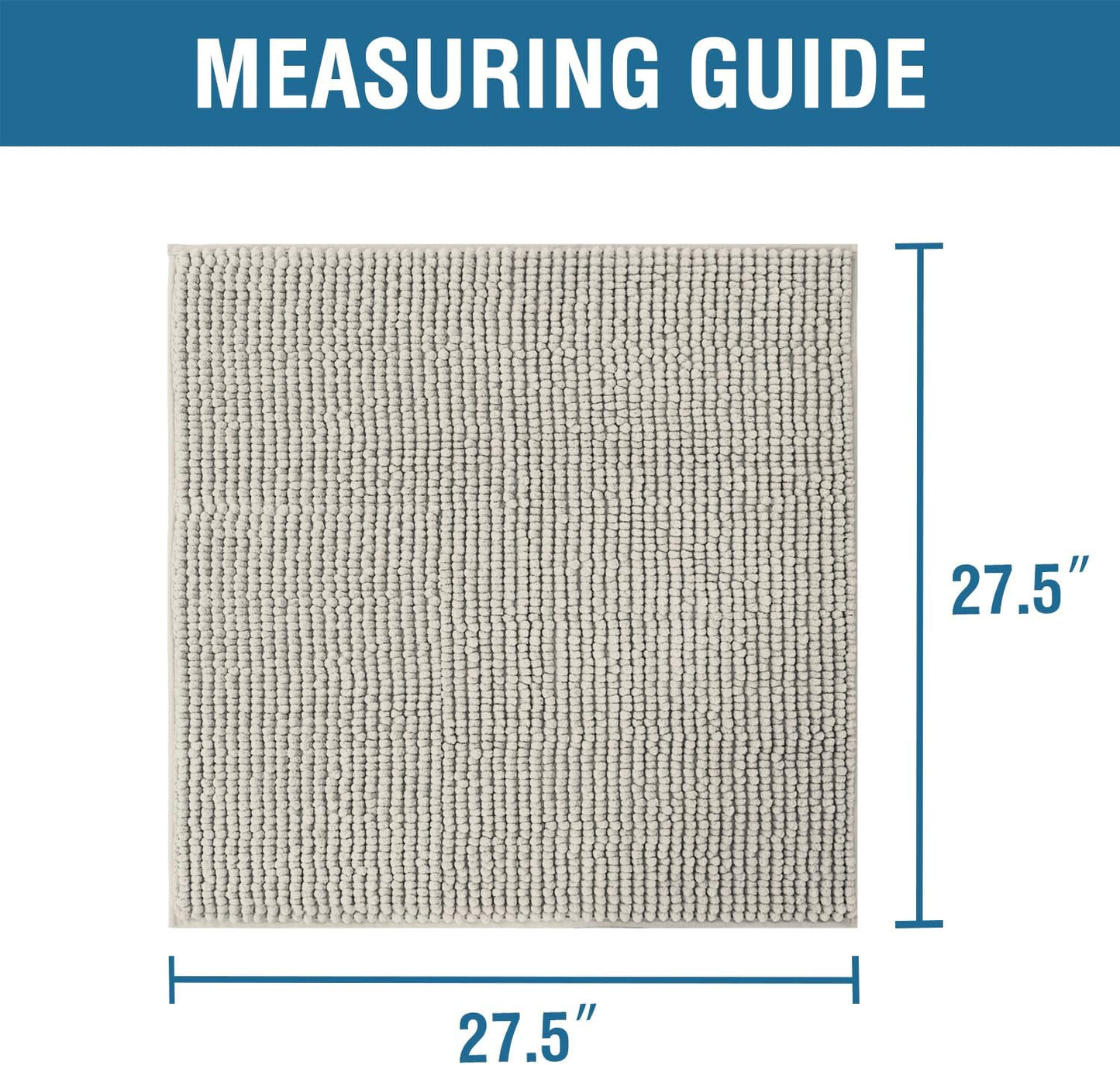 H.VERSAILTEX Plush Chenille Couch Armrest Cover 2 Packs Thick and Soft Sofa Covers Furniture Protector Cover for Pets (27.5" x 27.5", Island Fossi)