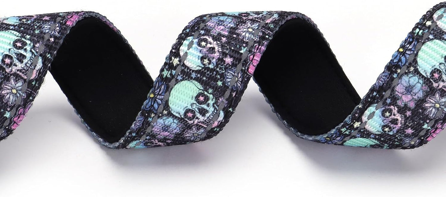 Chain Martingale Collar for Dogs Stainless, No Pull Slip Cinch Choker Choke Collar Training Escape Proof Heavy Duty Dog Collar for Small Medium Large Pet Boy Male Dogs，Skull XL