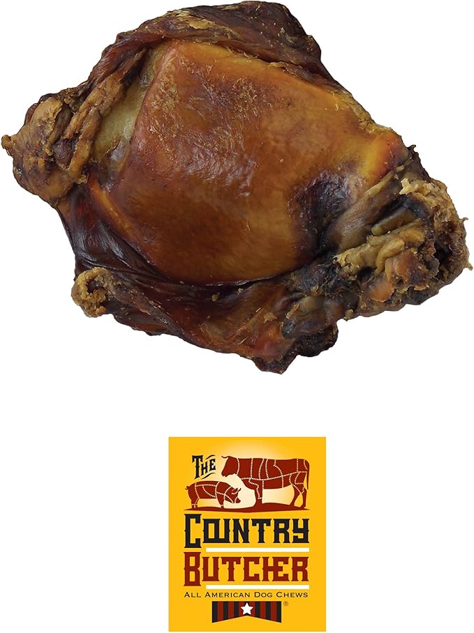 Beef Knee Caps Dog Bones for Aggressive Chewers, Large and Medium Breed Dog Treat, Natural, Tough, Chew Toy, Made in The USA, 10 Count