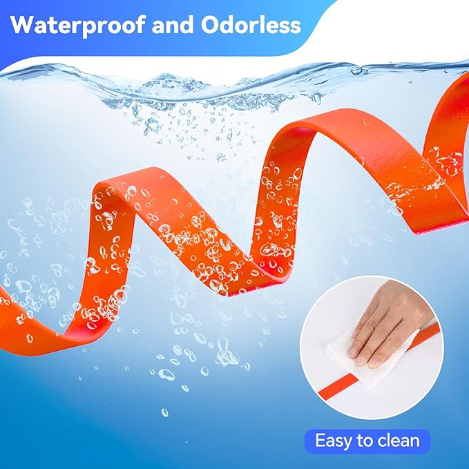 Waterproof Long Leash for Dogs Training 16FT/30FT/50FT, Long Dog Leash Heavy Duty Lead for Large Medium Small Dogs Outside Walking, Playing, Camping, or Yard(Orange 30FT)