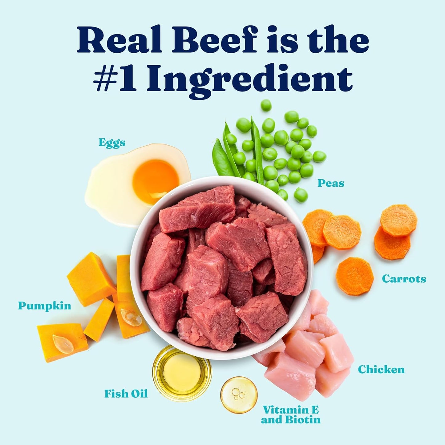 Solid Gold Meatball Dog Food Toppers for Dry Food- High Protein Beef Meatball Topper for Dogs - Complete Meal, Meal Mix in or Soft Dog Treats - Supports Gut Health - 3 Pack *Refrigerate After Opening*