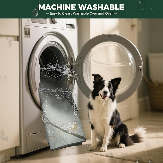 FXW Washable Pee Pads for Dogs, Puppy Pads with Super Absorbent, Specifically Designed for Potty Training, 35" Square, Branch, 2 Packs