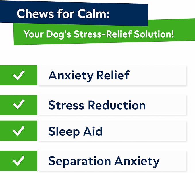 STRELLALAB Vet Formulated Hemp Calming Chews for Dogs - Anxiety Relief Calming Treats - Advanced Melatonin Pet Calm - Natural Sleep Aid & Stress, Separation Anxiety Relief - 120 Treats - Bacon