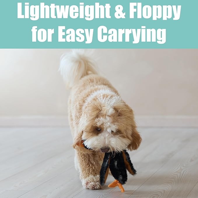 SPOT Skinneeez Mini Mallard Duck 13 Inch Stuffing-Free Plush Squeaky Dog Toy – Soft Interactive Toy for Small and Medium Dogs – Mess-Free Play for Light & Moderate Chewers – Assorted Styles