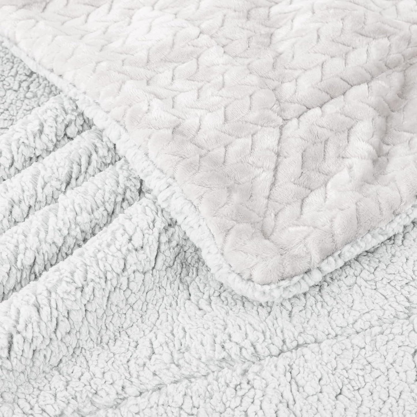 Fuzzy Blanket or Fluffy Blanket for Baby Girl or boy, Soft Warm Cozy Coral Fleece Toddler, Infant or Newborn Receiving Blanket for Crib, Stroller, Travel, Outdoor (32" x 40", MD-Milk)