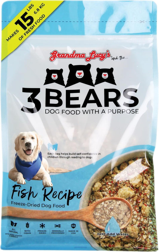 Grandma Lucy's 3 Bears Fish Dog Food - 3lb