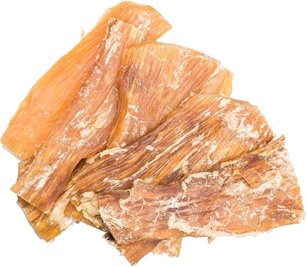 hotspot pets Beef Tendons for Dogs 6-8'' - All Natural Grass Fed Premium Beef Dog Chews - Rawhide-Free Back Strap Flat Tendons Dog Treats - Promotes Healthy Joints & Oral Care (20 Pack)