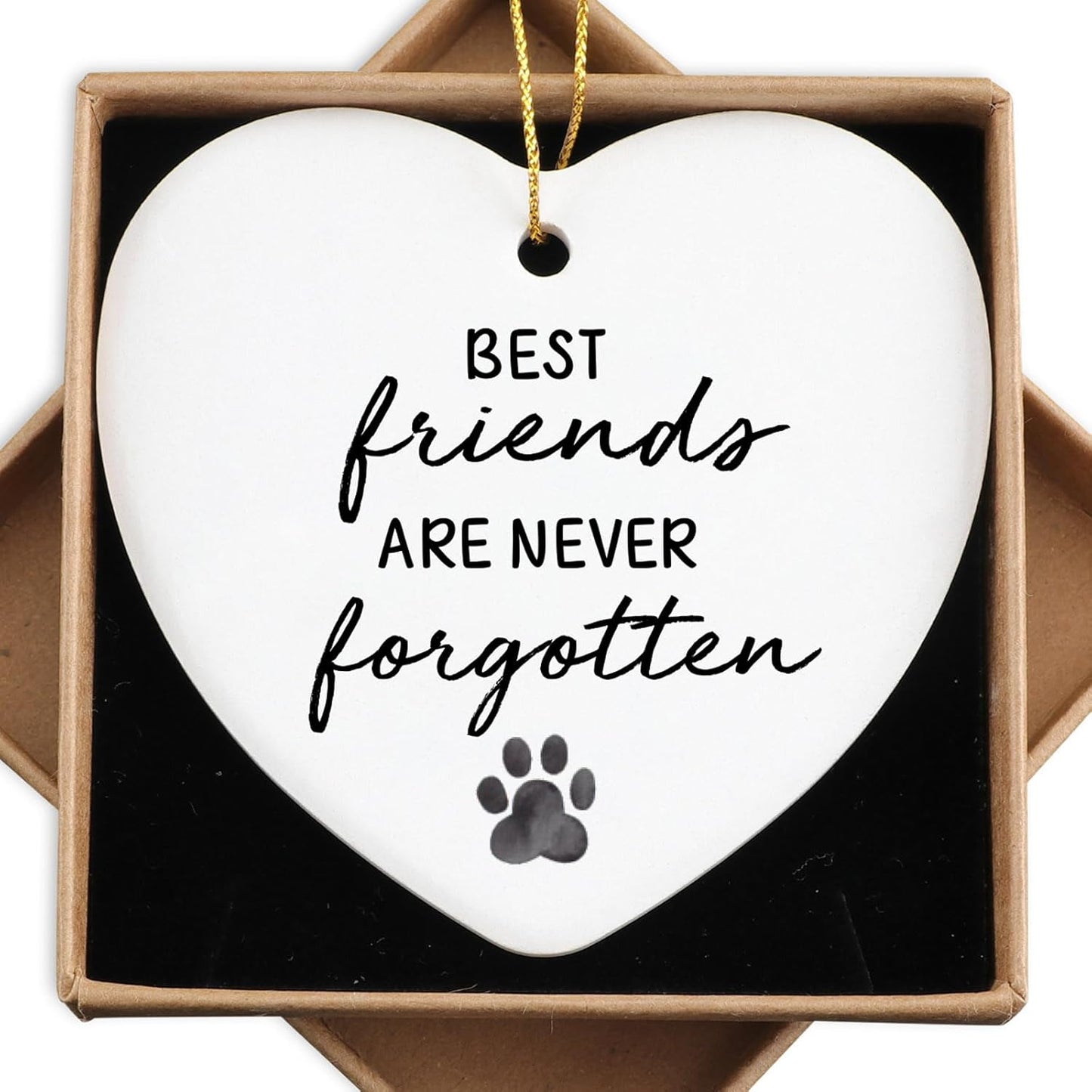 Memorial Gift for Loss of Dog Cat Pet Mziwuekt Ornament Keepsake Sign Heart Plaque Bereavement Condolence Grieving Dog Remembrance Gifts Loss of Pet Sympathy Gift Dog