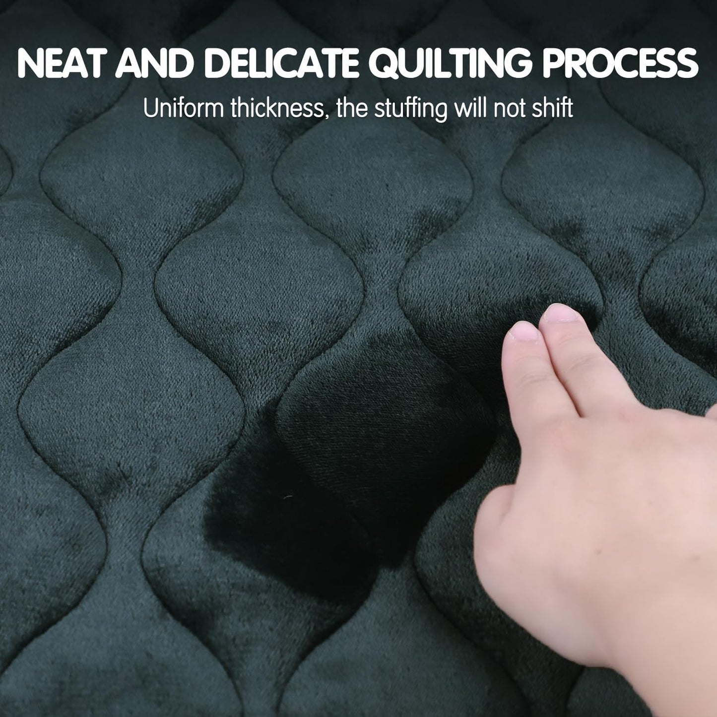 furrybaby Dog Bed Mat Flat Crate Mat with Anti-Slip Bottom Machine Washable Pet Kennel Pad for Dog Sleeping (XL 48x30'', Grey Mat)