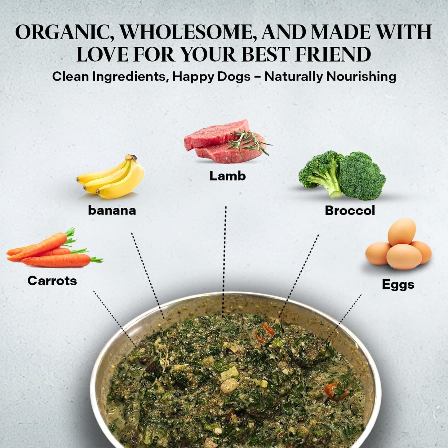 Healthy Dogma - Homestyle PetMix Dehydrated Lamb Dog Food - Clean Ingredient Food - No Preservatives, Homemade Dog Food (Homestyle PetMix with Lamb, 2 lbs)