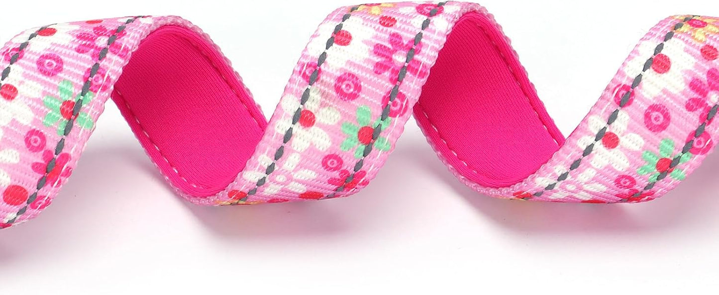 Choke Collar for Dogs，Stainless Steel Chain Collar Martingale, No Pull Slip Cinch Training Escape Proof Heavy Duty Dog Collar for Small Medium Large Pet Boy Male Dogs，Pink XL