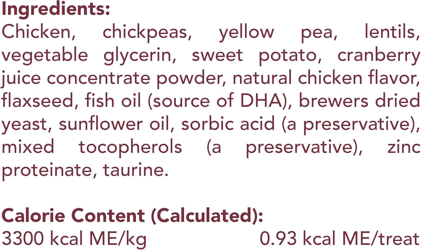 Get Naked Urinary Cat Health Treats with Cranberry & Real Chicken 6oz | Crunchy, Grain-Free, Natural Urinary Tract & Dental Care | Supports UT Support & Fresh Breath | Made in The USA