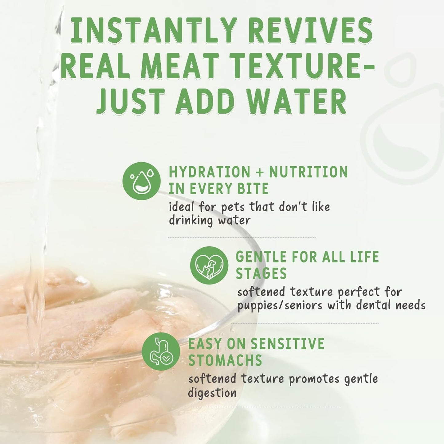 Freeze Dried Chicken Tenderloins Treats for Cats & Dogs, Single Ingredient, Premium Quality High Protein Training Treats, Low Fat for Weight Management, Grain Free, Gluten Free, Filler Free