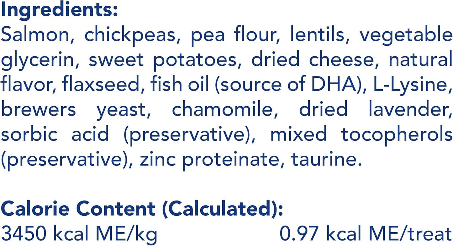 Get Naked Cat Calming Treats Salmon & Cheese Flavor, Crunchy, Calming Health, 6-oz Bag