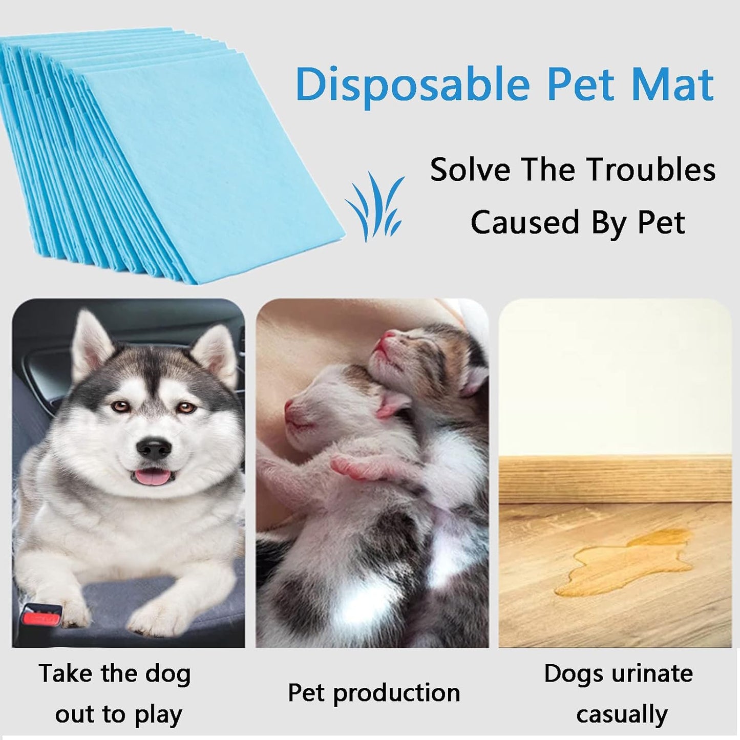 Extra Large Puppy Pads,36"x36" Pee Pads for Dogs,50 Count Training Dog Pee Pads Absorbent & Leak-Proof &Quick Dry,Disposable Pet Potty Pads for House Training Dogs Cats, Rabbits.