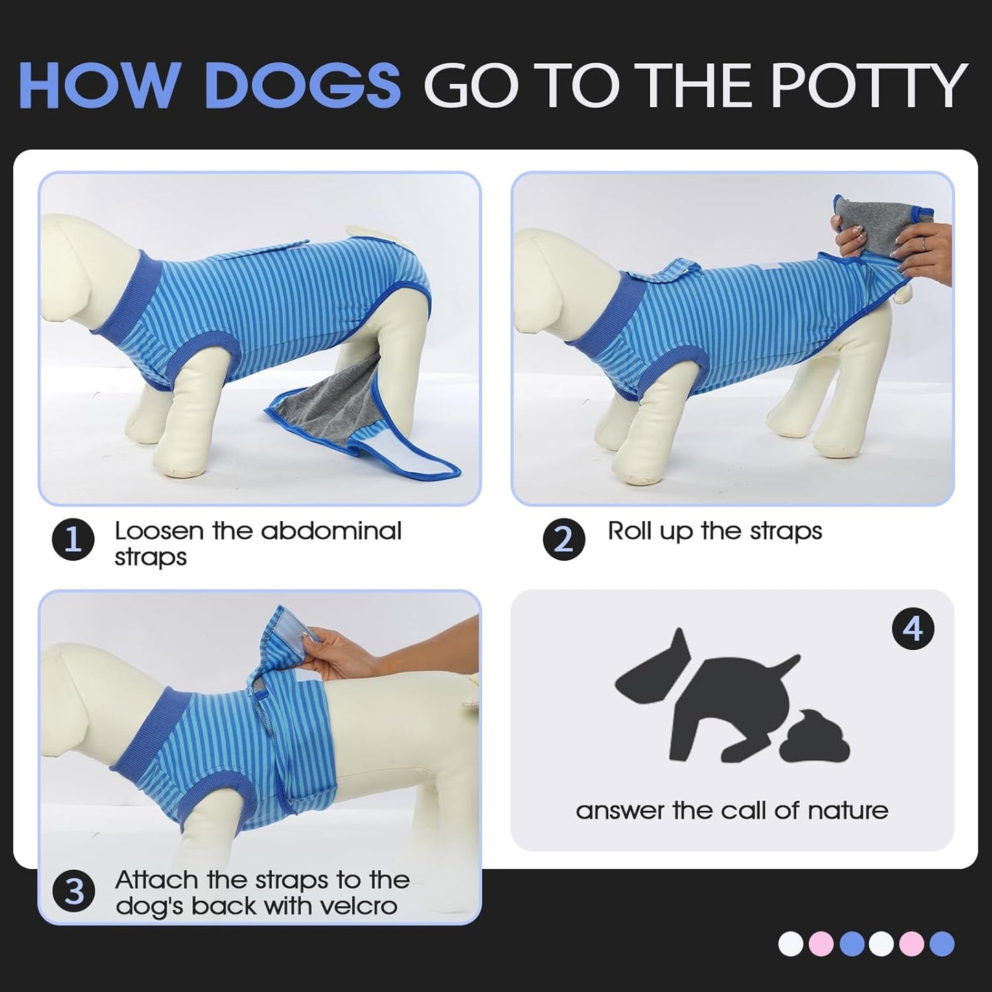 FUAMEY Recovery Suit for Dogs After Surgery,Soft Breathable Dog Bodysuit E-Collar & Cone Alternative Surgical Suit,Male Female Dog Neuter Spay Suits Anti Licking Wounds Onesie Navy Blue Strips XS