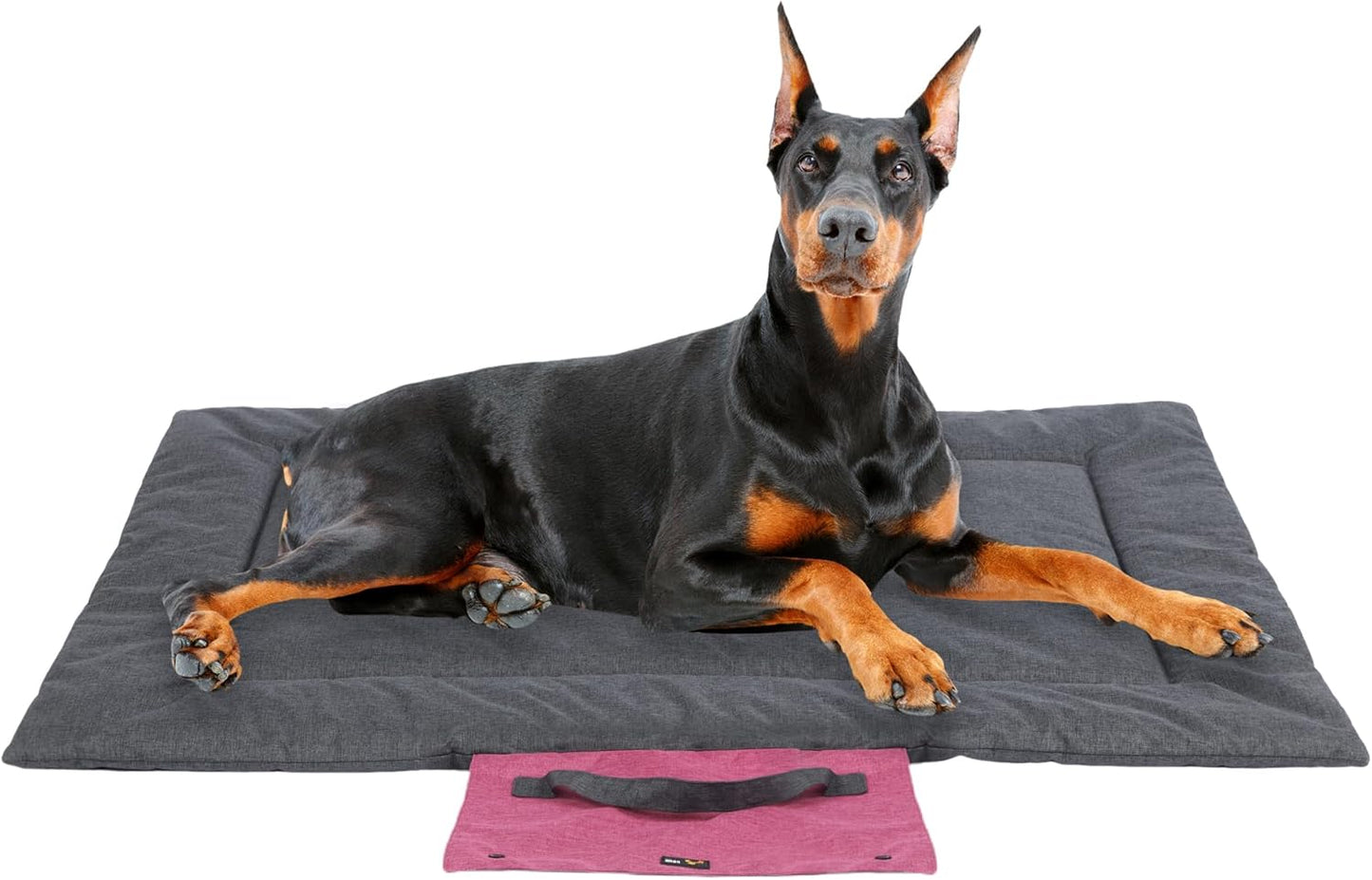 KHONSU PET Dog Travel Mat for Camping Portable Waterproof Lightweight & Outdoor Easy Clean Pad Foldable into Compact Carry Bag (Large Sized up to 65 lbs)