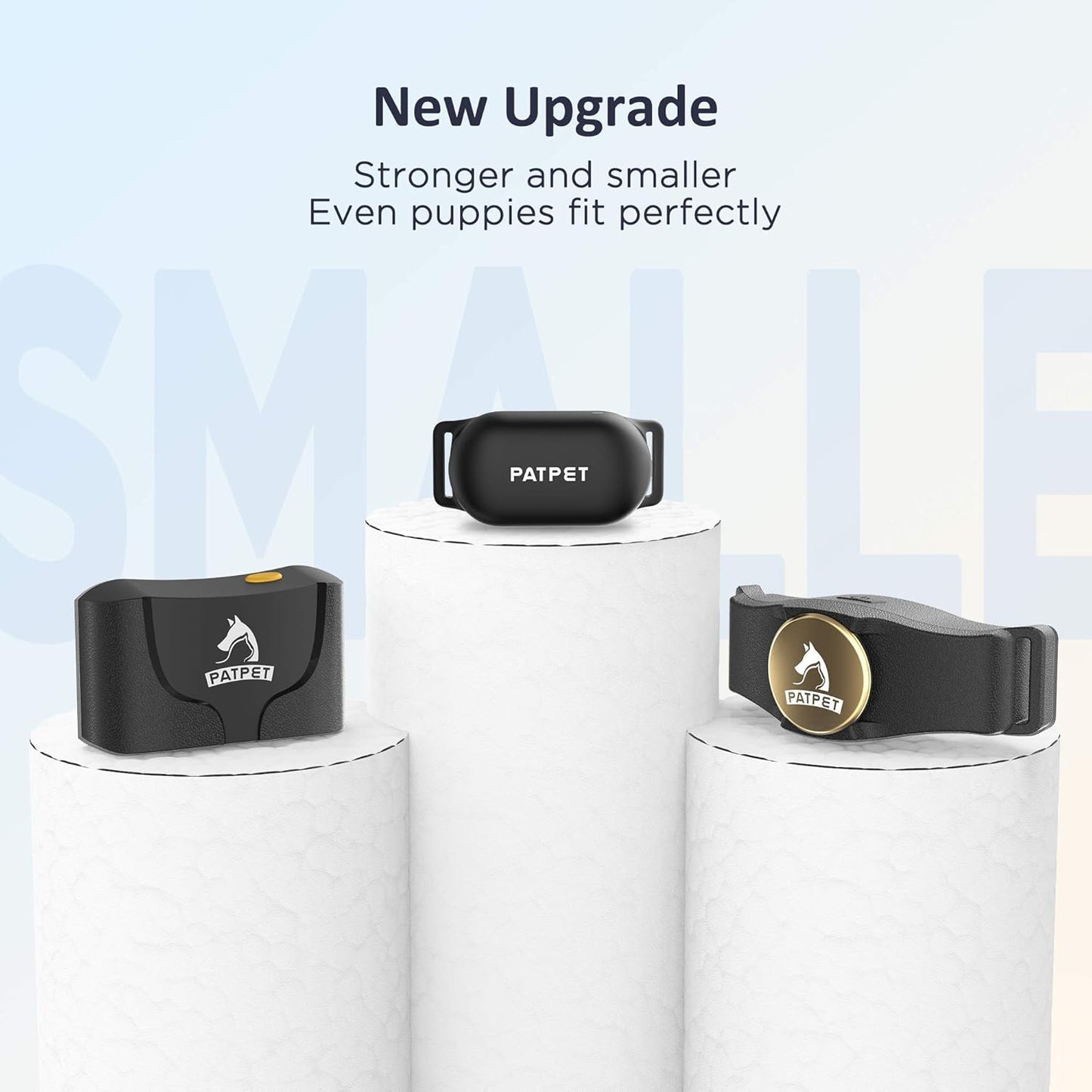 PATPET Dog Training Collar with Remote - Electric Dog Shock Collars for Small Medium Large Dogs, 3 Adjustable Safe Modes Rechargeable Waterproof E Collar for Dogs (8-120 lbs)