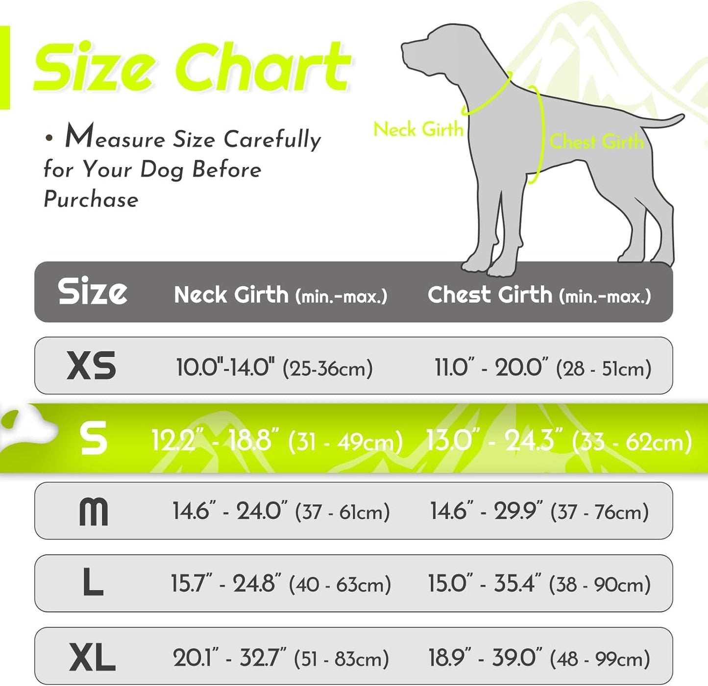 Eagloo Dog Harness Small Sized Dog, No Pull Service Vest with Reflective Strips and Control Handle, Adjustable and Comfortable for Walking, No Choke Pet Harness with 2 Metal Rings, Green, S