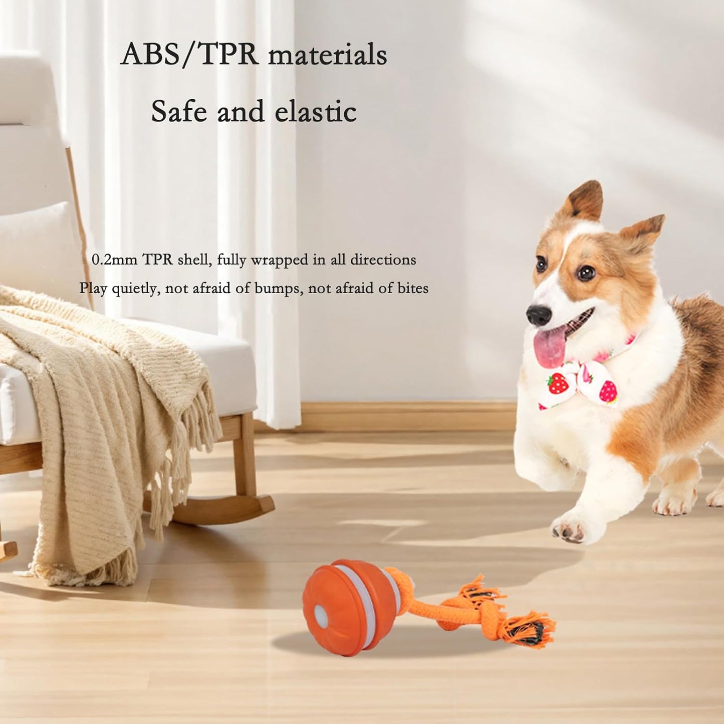 Interactive Dog Toys for Small Dogs,Moving Puppy Toys,Puppy Toys,Active Rolling Dog Ball,Dog Toys to Keep Them Busy for Daily Training