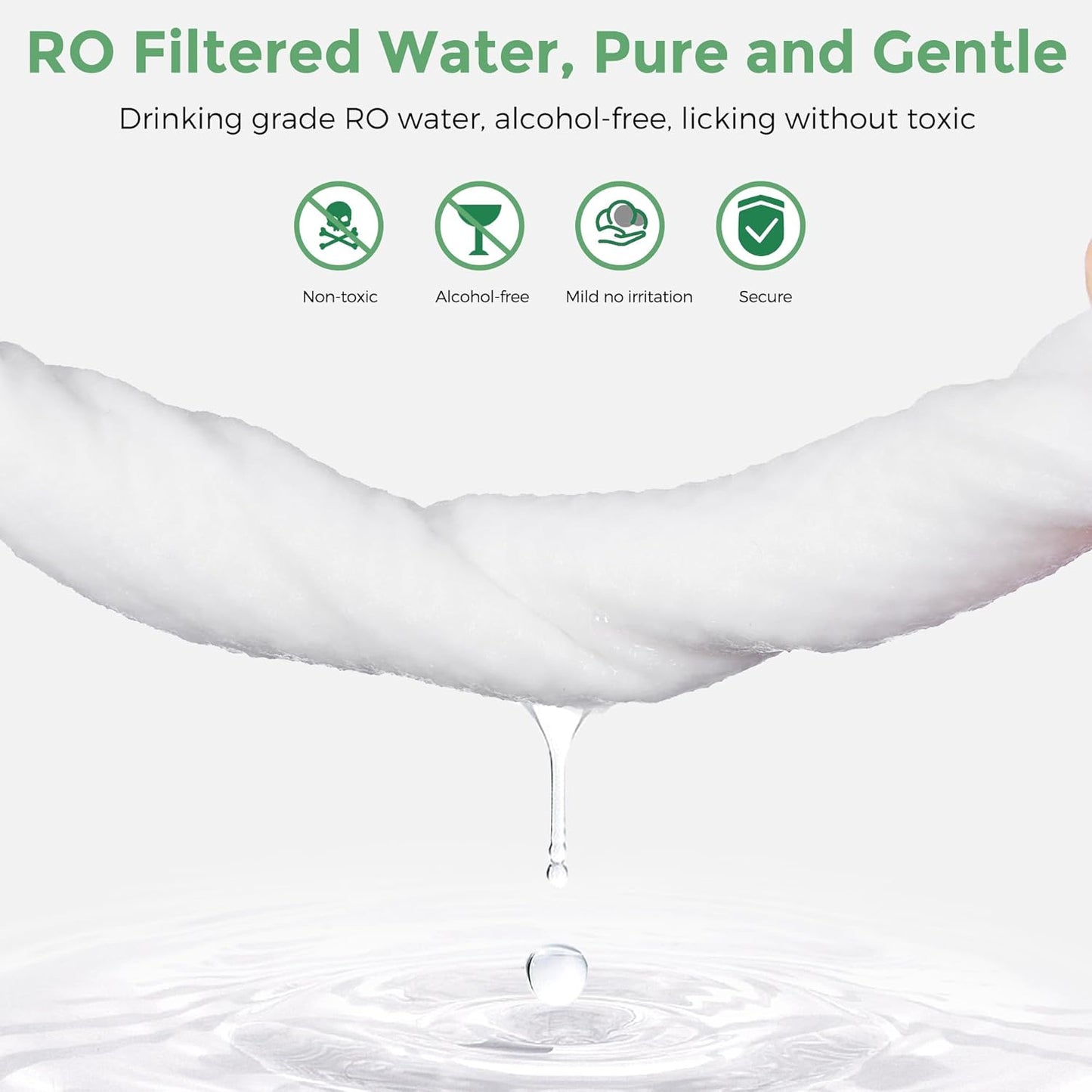 Dog Wipes, 100 Count Pet Grooming Wipes, Conditioning Shine Coat, Cleaning and Deodorizing, Pet Wipes for Dogs & Cats, for Sensitive Skin (Jasmine)