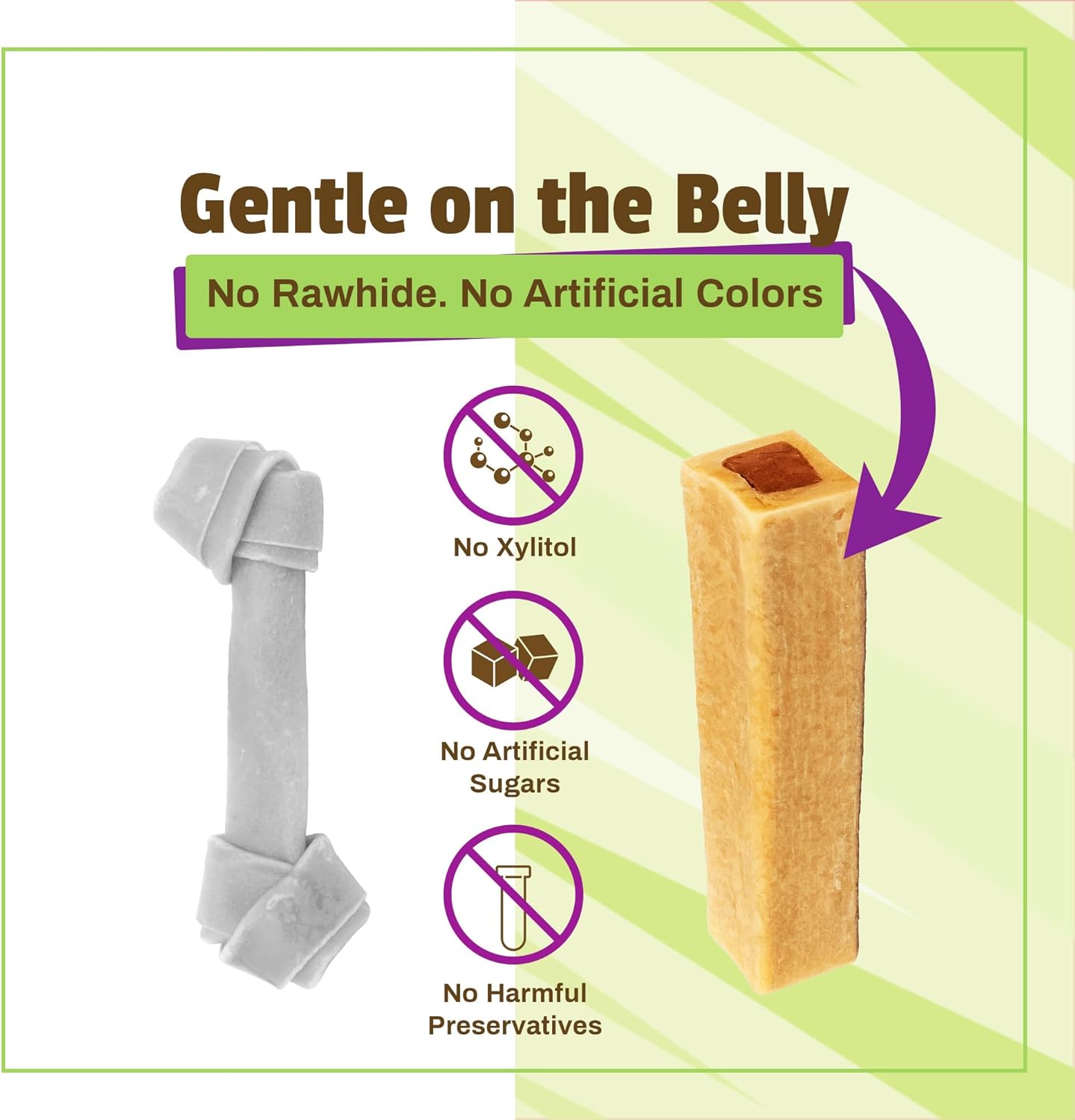 Pet Naturals BusyButter Balanced Belly Peanut Butter Bones, Rawhide-Free Chews for Small Dogs, Long Lasting Chew Bones, Probiotics & Pumpkin for Gut Health, 22 Count