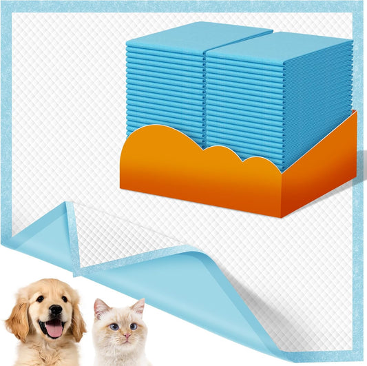 Extra Large Doggie Pee Pad, 30”x30” Thicken Dog Pee Pads, 60 Count XL Doggy Pads Leak-Proof, Super Absorbent Puppy Pee Pads for Dogs, Soft Training Pet Pads for Dogs Cats Rabbits