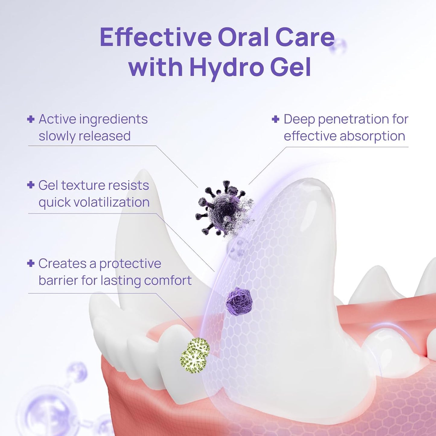 HICC PET Teeth Cleaning Gel for Dogs and Cats, Vet-Recommended Dog Dental Care Toothpaste for Breath Freshener, Ggingivitis Treatment, Prevent Infection & Bad Breath, Plaque & Tartar Remover, 2 Fl Oz