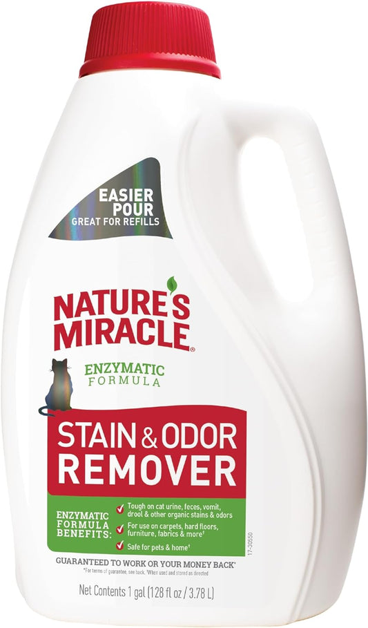 Nature's Miracle Stain and Odor Remover Cat, Odor Control Formula, Pour